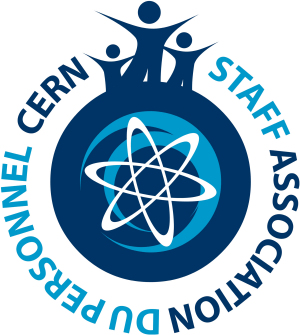 Logo de l'association du personnel du CERN